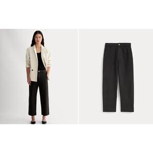 Everlane The Utility Straight-Leg Pant Short Black Size Large